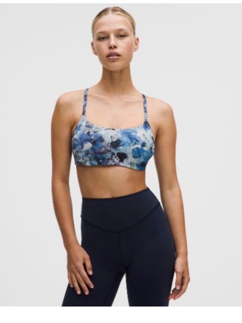 lululemon athletica Wunder Train Starppy Racer sports bra